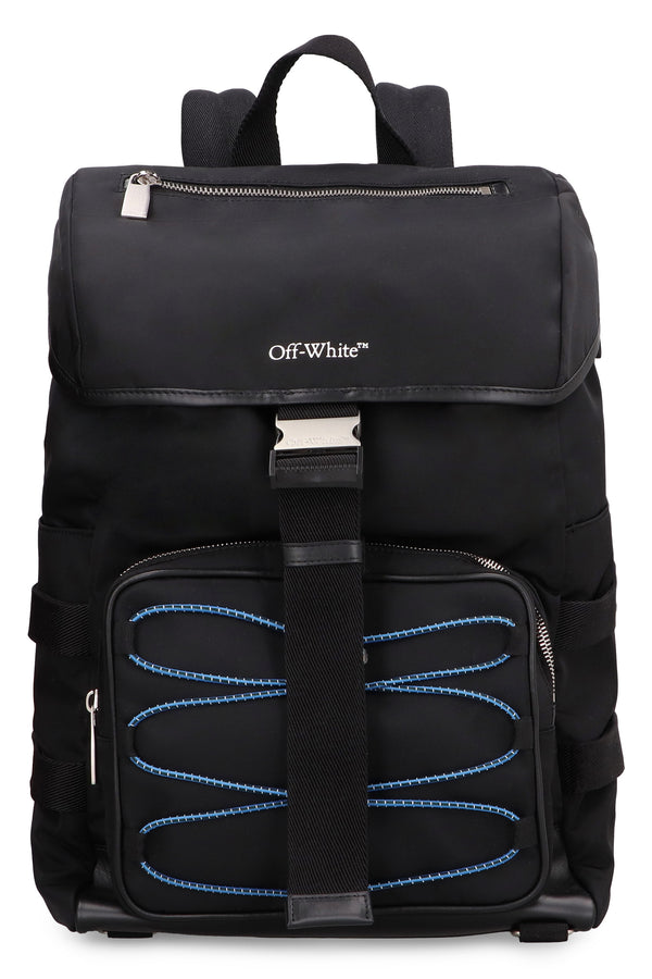 Logo detail nylon backpack-1